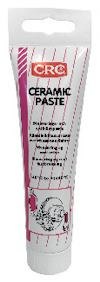 Tub med etikett där det står "CRC CERAMIC PASTE". Innehåller monterings- och skiljepasta. Temperaturangivelse: 40°C till 1400°C.