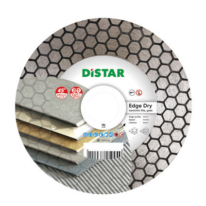 DIAMANTKLINGA Ø125, 22,23MM, EDGE DRY