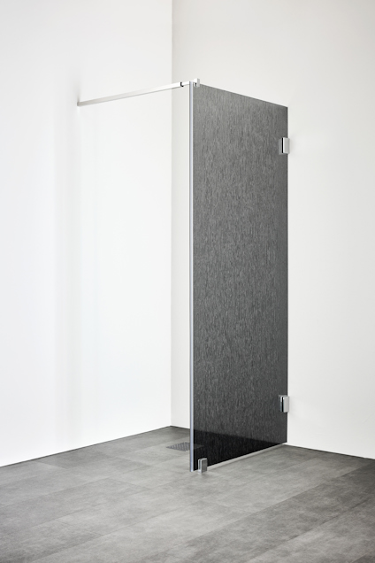 DUSCHVÄGG INFINITY LACE 90 KROM