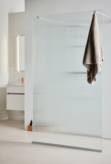 DUSCHVÄGG FROST DV 1150 SILVERMATT LINJEGLAS