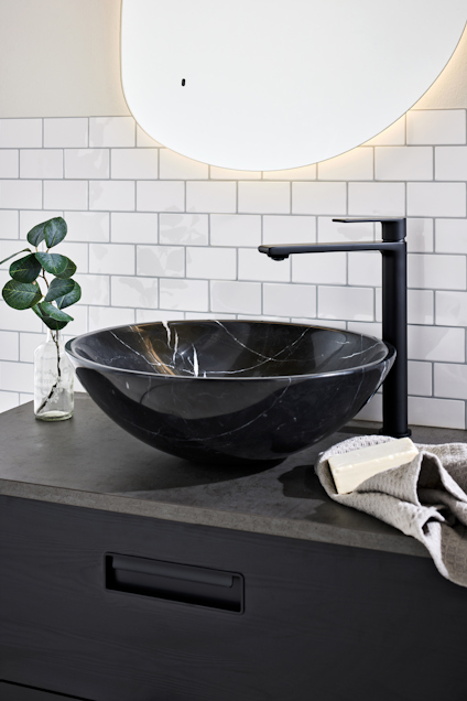 TVÄTTSTÄLL MARBLE SVART