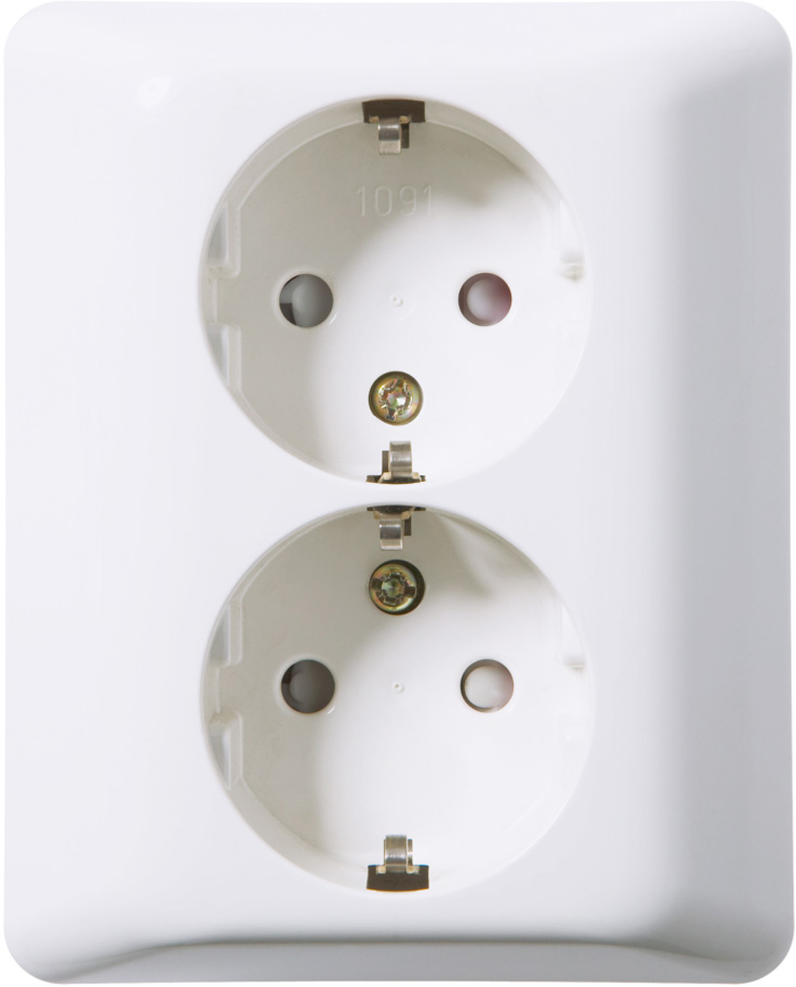 VÄGGUTTAG RS 2-V JORD INF RV NORDIC RENVIT - Elko