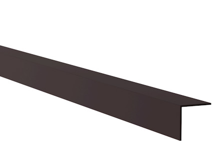 HÖRNLIST PVC SVART 15X15X2600 MM