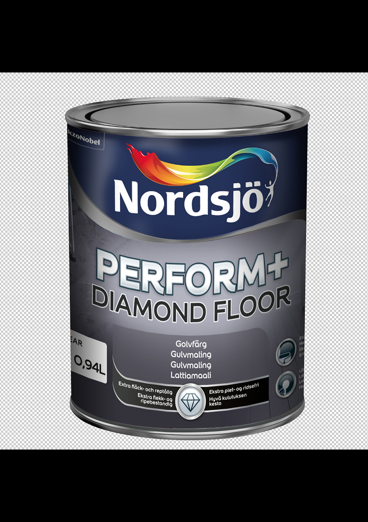 GOLVFÄRG PERFORM+ DIAMOND FLOOR BW NORDSJÖ INOMHUS - Nordsjö