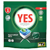 Grön förpackning med texten "YES Original Allt i Ett". Visar en disktablett och symboler för hållbarhet.