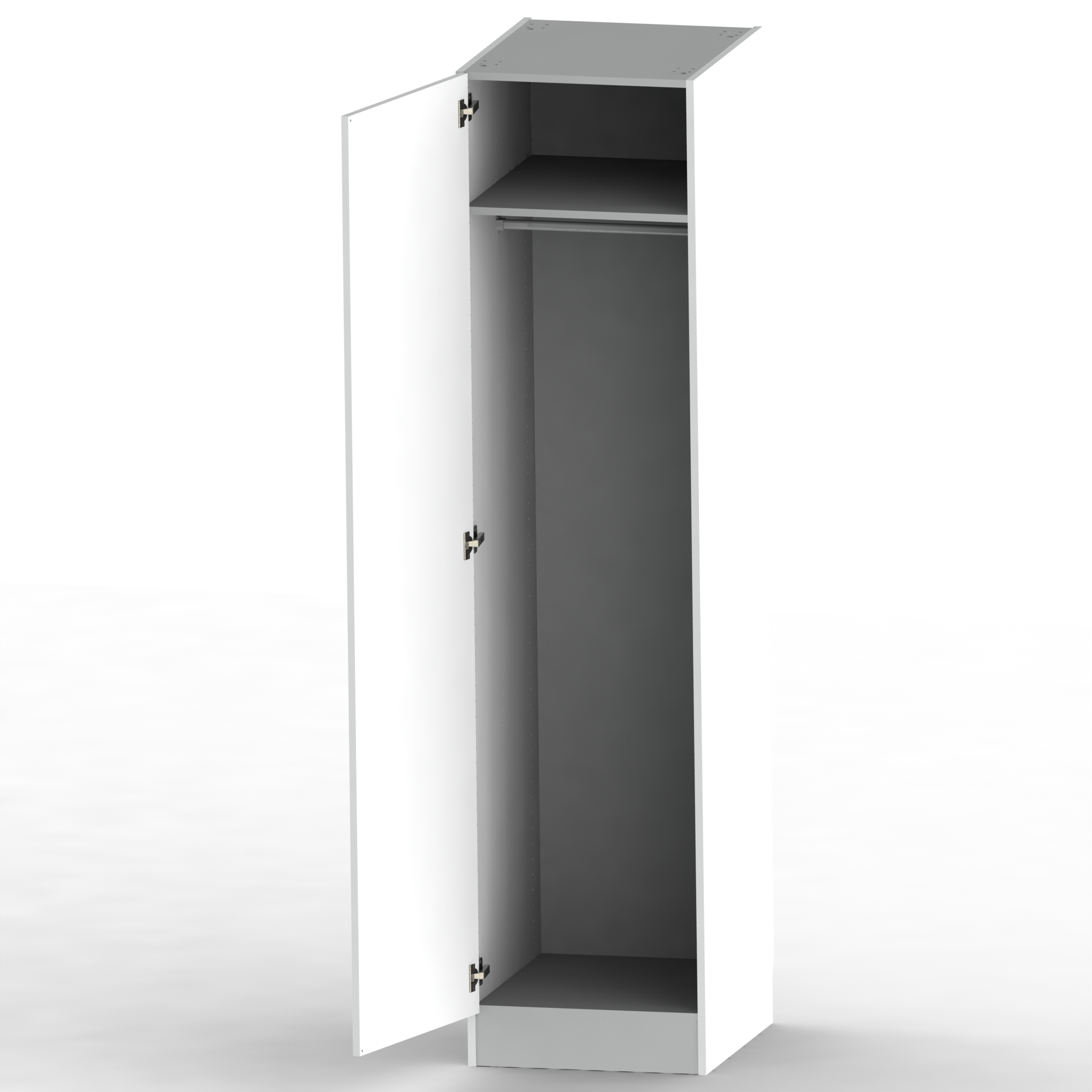 PAKETGARDEROB MFC VIT05 50 CM 500X2062X565 - Marbodal