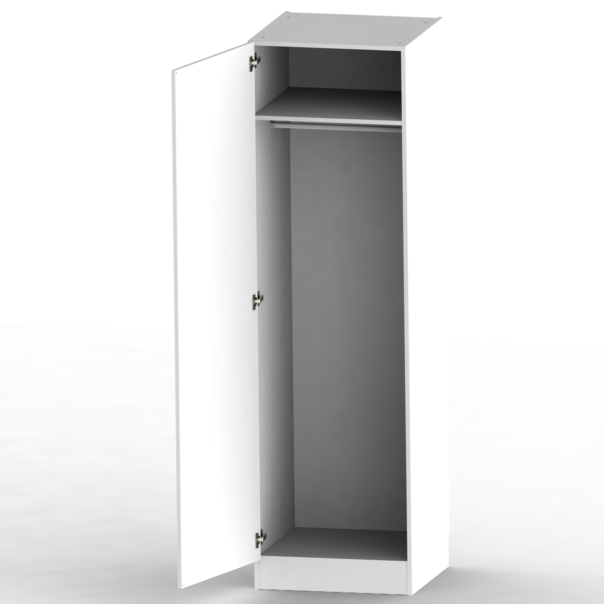 PAKETGARDEROB MFC VIT05 60 CM 600X2062X565 - Marbodal