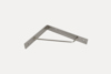 KONSOL FÖR ÖPPEN HYLLA ROSTFRI25X140X180 MM