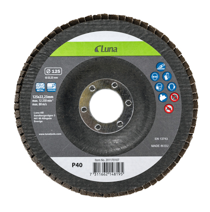 LAMELLRONDELL LUNA 125MM K120