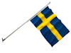 FASADFLAGGSET SVERIGE ROYAL ADELA VÄVD POLYESTER 1,5M
