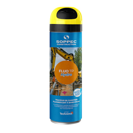 MÄRKFÄRG FLUO TP HYDRO SOPPEC GUL 500 ML