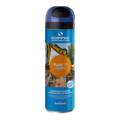 MÄRKFÄRG FLUO TP HYDRO SOPPEC BLÅ 500 ML