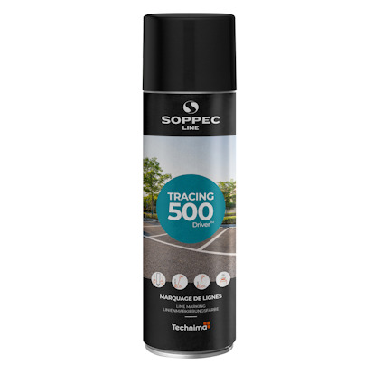 LINJEMARKERINGSFÄRG TRACING SOPPEC SVART 500ML