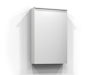 SPEGELSKÅP BLOC VIT LED EL 2HYLL TVLJ 45X71,6X15,1CM