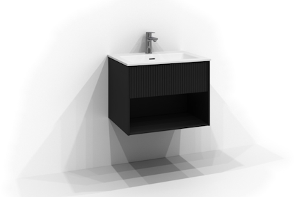 UNDERDEL EPOS RAND SVART ASK 1LÅD ÖPPEN PUSH 60X45X45,3CM
