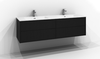 UNDERDEL EPOS RAND SVART ASK 2+2L 159X45X45,3CM