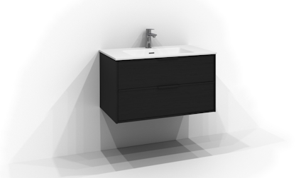 UNDERDEL EPOS RELIEF SVART ASK2LÅD INTHT 80X45X45,3CM