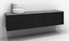 UNDERDEL EPOS RELIEF SVART ASK2+1+2L INTHT 199X45X45,3CM