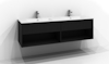 UNDERDEL EPOS RAND SVART ASK 1+1L ÖPPEN PUSH 159X45X45,3CM
