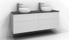 BÄNKSKIVA SKIFFER DUBBEL 160X2X46CM