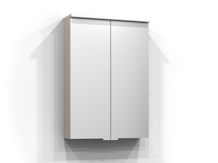 SPEGELSKÅP SAREK SAND LED EL 2HYLL TVLJ JFB 50X71,6X15,1CM