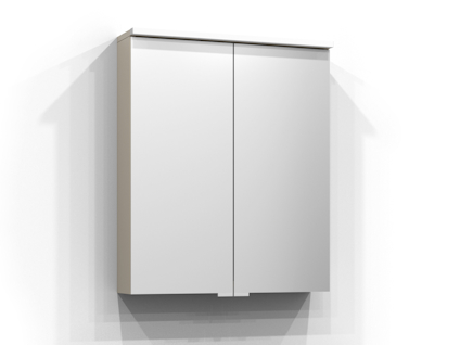 SPEGELSKÅP SAREK SAND LED EL 2HYLL 60X71,6X15,1CM