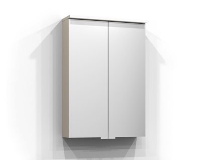 SPEGELSKÅP SAREK SAND LED EL 2HYLL TVLJ 50X71,6X15,1CM