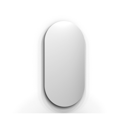 SPEGEL VALJE OVAL LED 45X90X2,5CM
