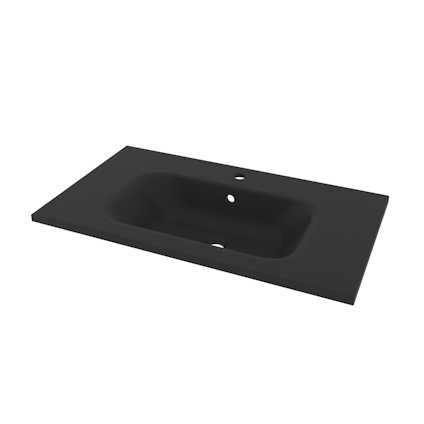 TVÄTTSTÄLL SEL SVART MATT 81X15X46CM