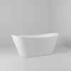 LUCITEBADKAR SKAGEN VIT MATT VÄGGFRISTÅENDE 170X68X80CM