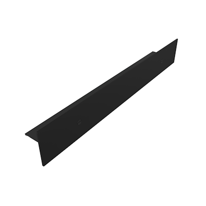 DUSCHHYLLA FRONT ALUMINIUM SVART MATT 70X10X9CM