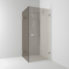 HÖRNDUSCH 180° RAK KROM BRONSGLAS 100X200X80CM