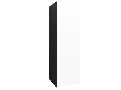 TÄCKSIDA TVÄTT & TORK SVART ASK 60X195X1,2CM
