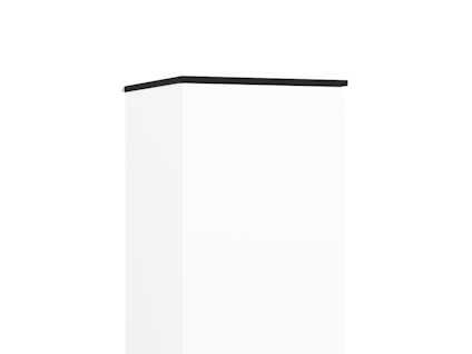 TOPPSKIVA SVART ASK 35,5X1,2X35,5CM