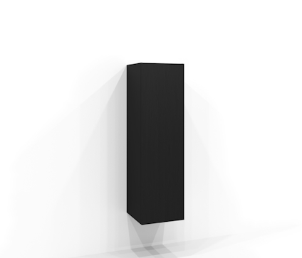 STOMME HÖGSKÅP SVART ASK 3HYLL35X120X33CM