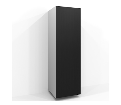 DÖRR HÖGSKÅP TVÄTT & TORK SVART ASK 60X195X1,6CM