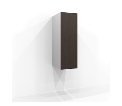 DÖRR HÖGSKÅP TVÄTT & TORK BRUNASK 40X122X1,6CM