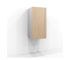 DÖRR HÖGSKÅP TVÄTT & TORK PUR EK 60X122X1,6CM