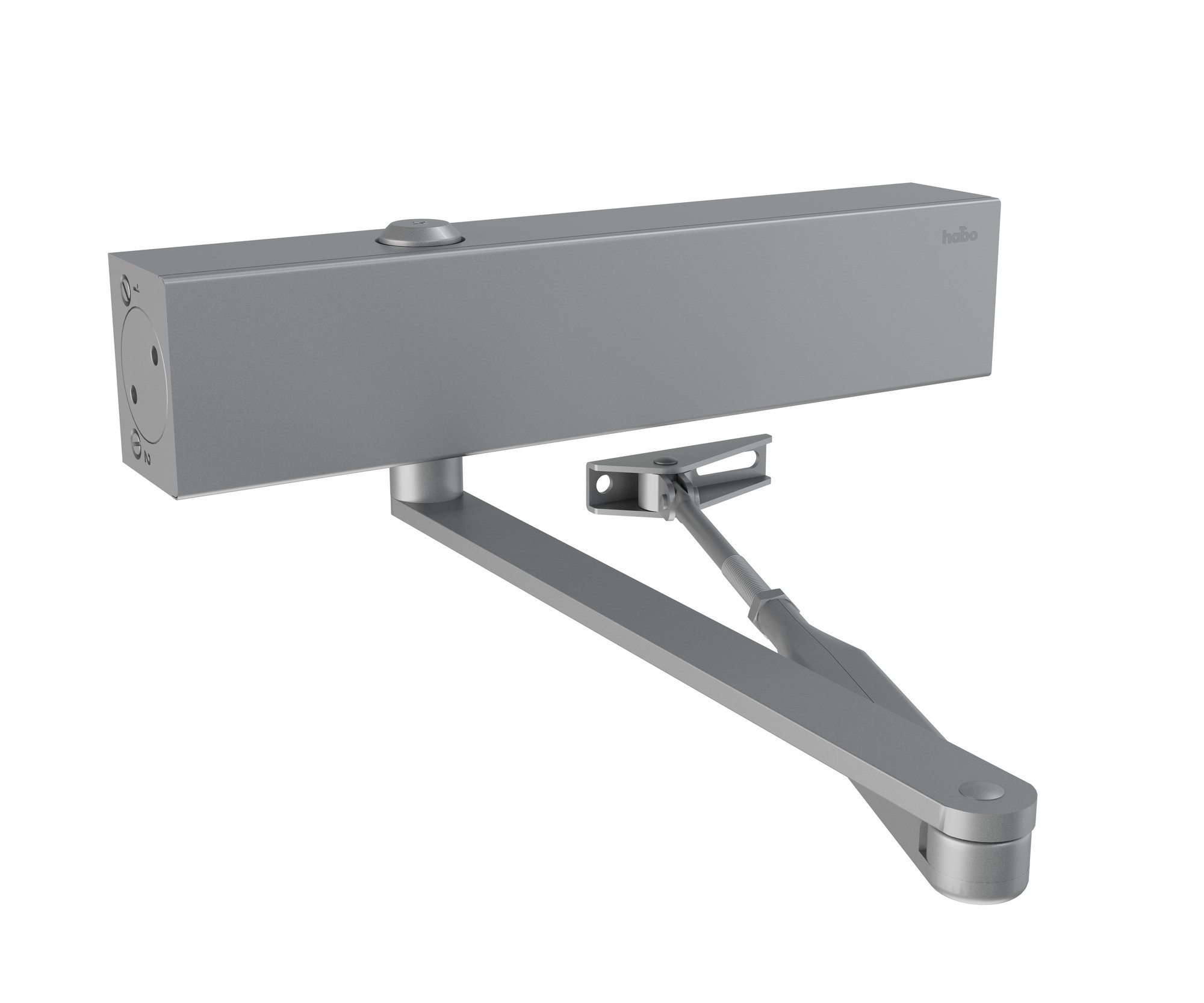 DÖRRSTÄNGARE 500 SILVER MED STANDARDARM - Habo