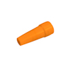 Konformad, orange adapterkåpa som används för dammutsug.