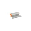 Bredspackel med ergonomiskt handtag i orange och metallblad.