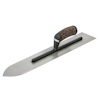 Dekorspackelspade med svart handtag och perforerad överdel, märkt "TEBO".