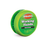 Grön burk med texten "O'Keeffe's Working Hands Hand Cream for Extremely Dry, Cracked Hands" och "Guaranteed Relief".