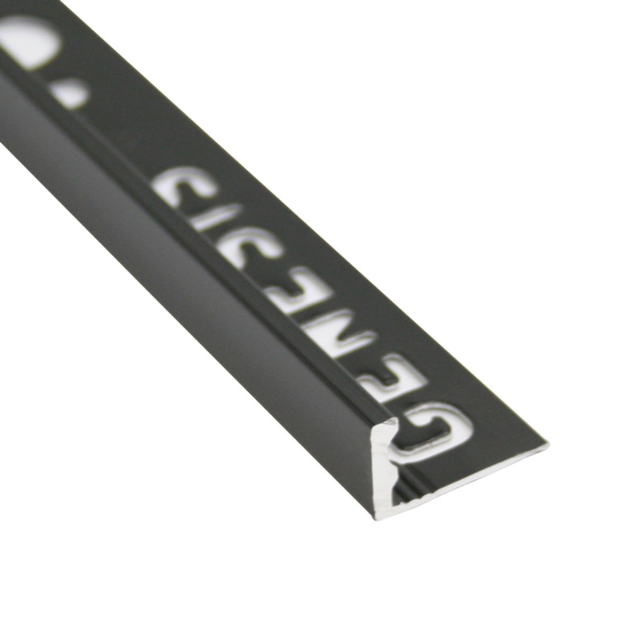 KAKELLIST L AL 10MM MATT SVART - 