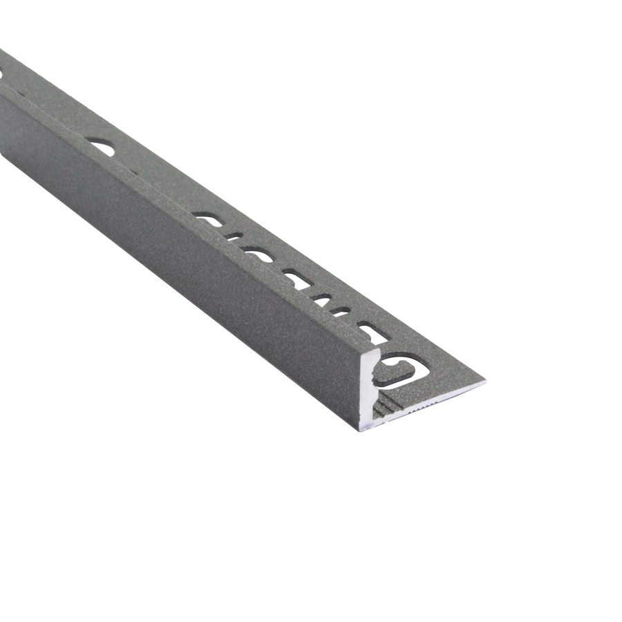 KAKELLIST L ALU MÖRK GRAN 10MM2,5 M - 