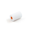 Vit skumroller med orange kärna.