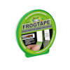 Grön rund förpackning med texten "FROGTAPE" och "Keeps Paint Out. Keeps Lines Sharp."