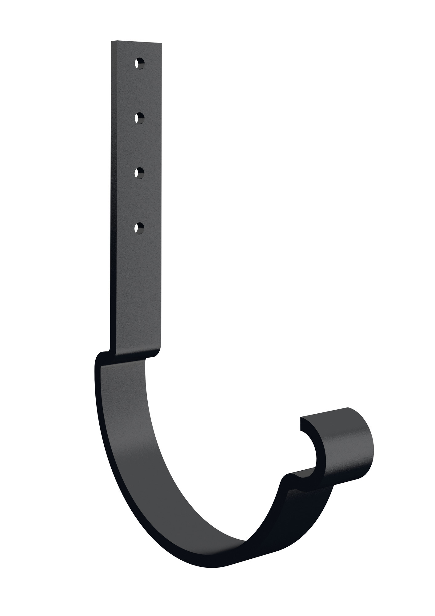 RÄNNKROK KFM HALVRUND FAST SVART 015 125X146MM - Lindab