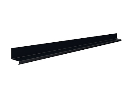 ÖVERBLECK OB TILL FÖNSTER SVART 015 40X2000 MM