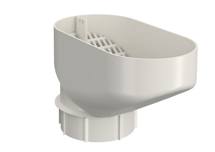 RENSTRATT RT TILL STUPRÖR PLAST ANTIKVIT 001 =100MM